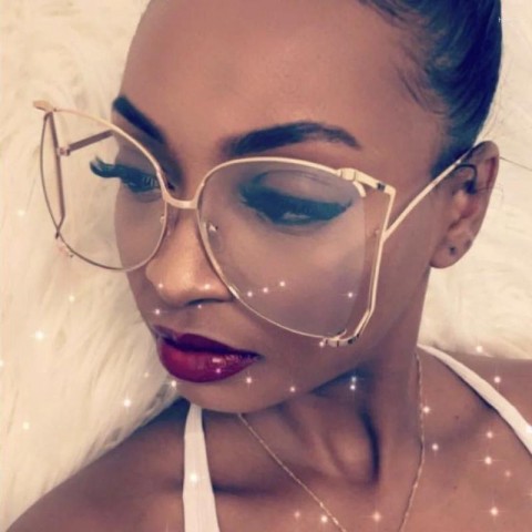 Luxury Pearl Y2K Oversize Square Sunglasses for Women