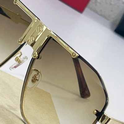 Luxury Vintage Unisex Sunglasses with Removable Lenses - Designer Brown Frame