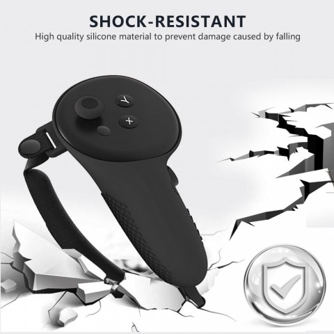 APWIKOGER Meta Quest 3 VR Protection Set with Anti-Scratch Covers