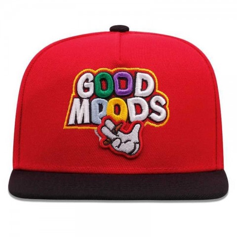 Mens Straw Winter Ball Cap - Embroidered Duck Tongue Style J250215