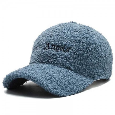Warm Autumn/Winter Lamb Wool Fur Adjustable Duckbill Cap for Men & Women