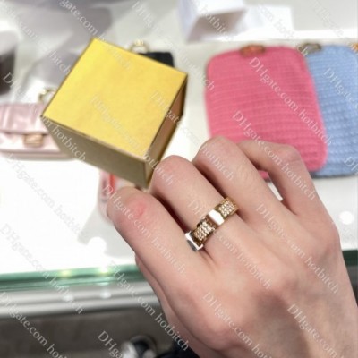 Luxury Classic Diamond Band Ring for Women, High-Quality Gold & Silver Jewelry, Engagement Gift