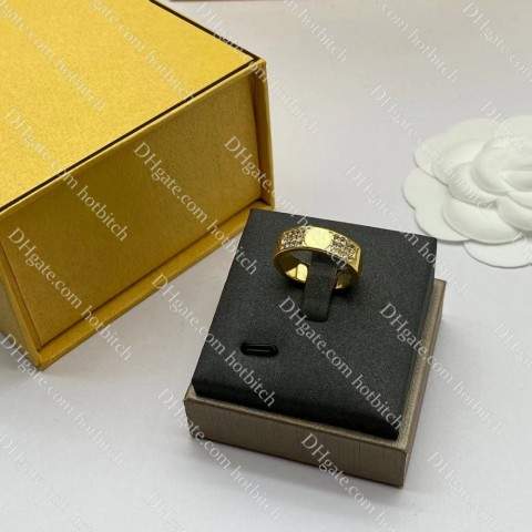 Luxury Classic Diamond Band Ring for Women, High-Quality Gold & Silver Jewelry, Engagement Gift