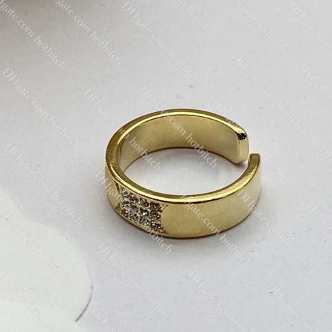 Luxury Classic Diamond Band Ring for Women, High-Quality Gold & Silver Jewelry, Engagement Gift