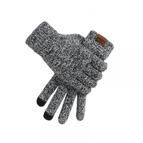Winter Fashion Knitted Hat Scarf Gloves Set for Men Women