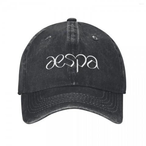 Kpop Logo Snapback Cap for Unisex - Aespas Ball Caps