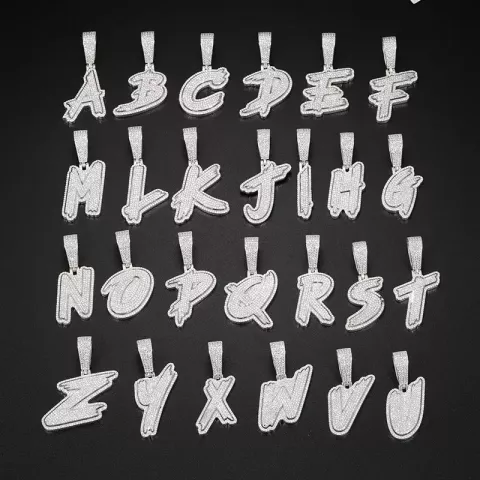 Fine New Classic Letters Punk Hiphop Rock Pendant for Men