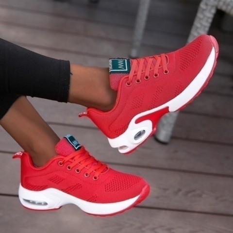 2023 Lightweight Women's Summer Mesh Sneakers Size 43 White Platform Casual Shoes