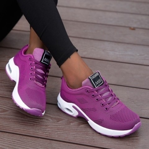 2023 Lightweight Women's Summer Mesh Sneakers Size 43 White Platform Casual Shoes