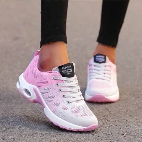 2023 Lightweight Women's Summer Mesh Sneakers Size 43 White Platform Casual Shoes