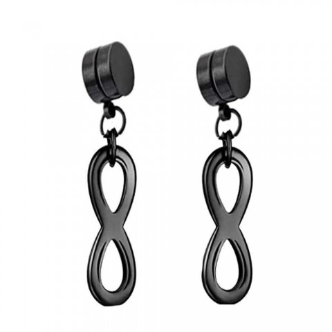 WKOUD Unisex Punk Strong Magnetic Ear Stud Set for Men - Non-Piercing Earrings