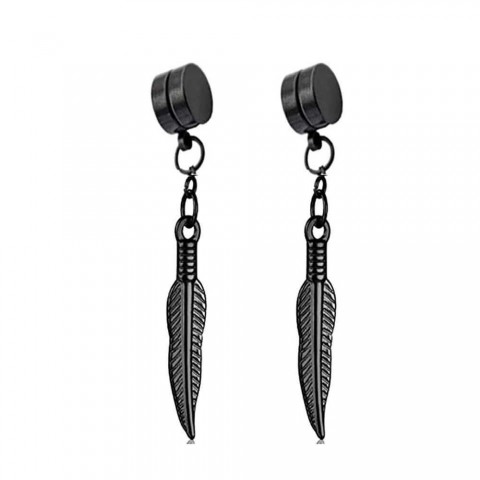 WKOUD Unisex Punk Strong Magnetic Ear Stud Set for Men - Non-Piercing Earrings