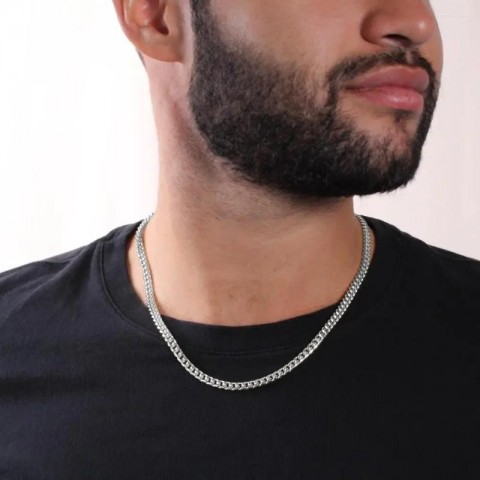 Chains Alma Gemela Cuban Link Necklace for Cool Men | Unique Gift for Boys