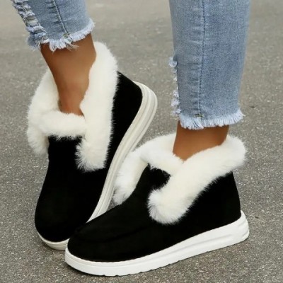 2024 Gly Designer Thick Plush Snow Boots - Comfortable Warm Winter Shoes for Men and Women