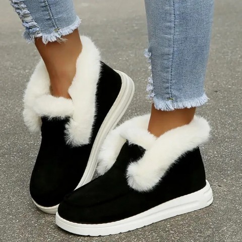 2024 Gly Designer Thick Plush Snow Boots - Comfortable Warm Winter Shoes for Men and Women