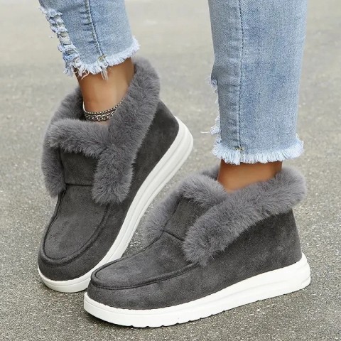 2024 Gly Designer Thick Plush Snow Boots - Comfortable Warm Winter Shoes for Men and Women