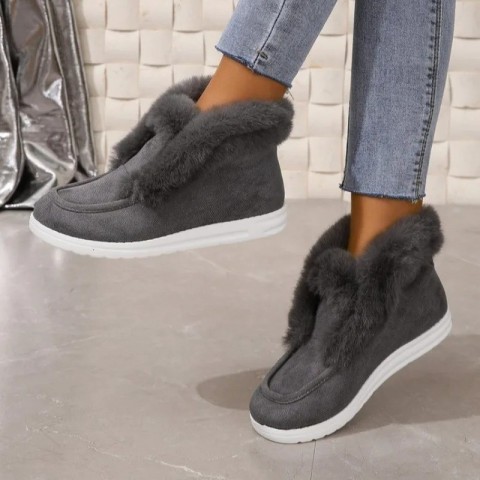 2024 Gly Designer Thick Plush Snow Boots - Comfortable Warm Winter Shoes for Men and Women