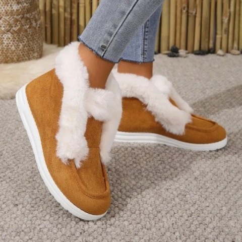 2024 Gly Designer Thick Plush Snow Boots - Comfortable Warm Winter Shoes for Men and Women