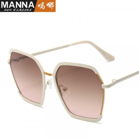 Sunglasses H25318 - Trendy Korean Style Large Frame Men's Sunglasses