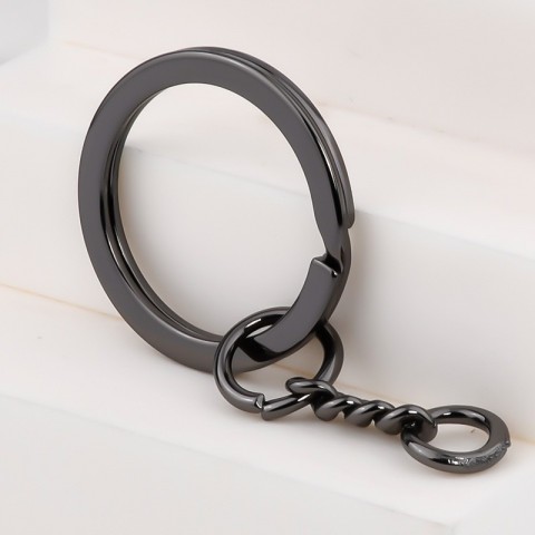 Kiy Designer Keychains Unisex High-Quality Stainless Steel Leather Keychain Accessories