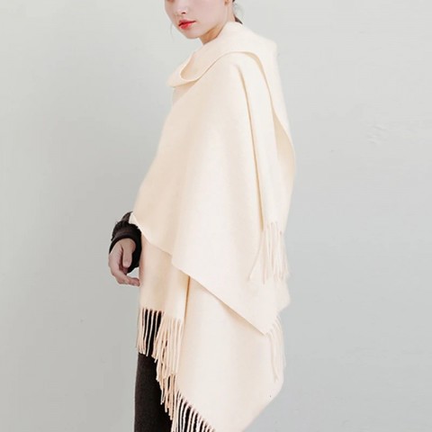 Luxury Pashmina Scarf for Women, Thick Cashmere Shawl, Warm Winter Accessory