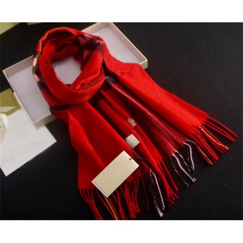 Luxury Cashmere Scarf for Unisex - Plaid Design, 8 Colors, Warm & Stylish