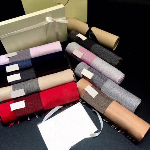 Luxury Cashmere Scarf for Unisex - Plaid Design, 8 Colors, Warm & Stylish