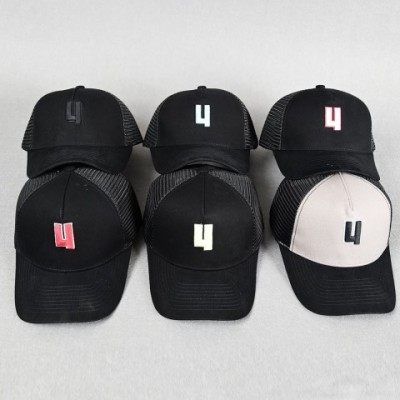 Unisex Cotton Ball Caps with Embroidered Lettering for Men and Women