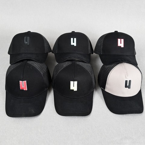 Unisex Cotton Ball Caps with Embroidered Lettering for Men and Women
