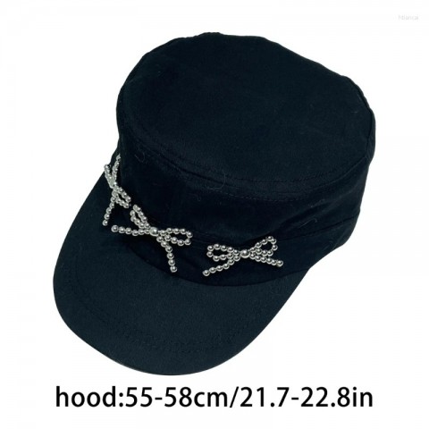Visor Caps for Adults - Beaded Bowknot Design for Cycling & Hiking
