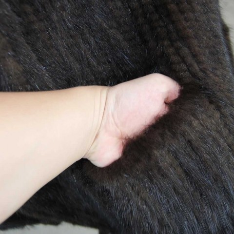Luxury Winter Pashmina Scarf for Women - Real Mink Fur Shawl
