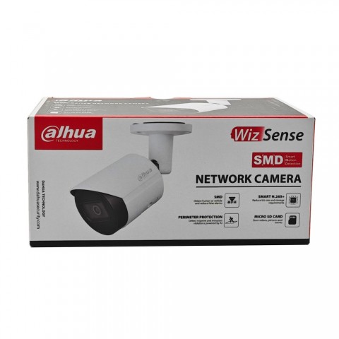 Dahua WizSense 4MP Bullet Security Camera with POE & 30m IR