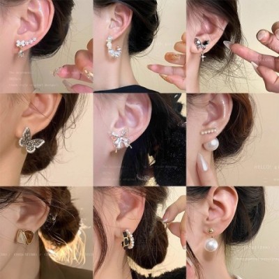 HANKOU Women's Bohemian Charm Pearl Earrings