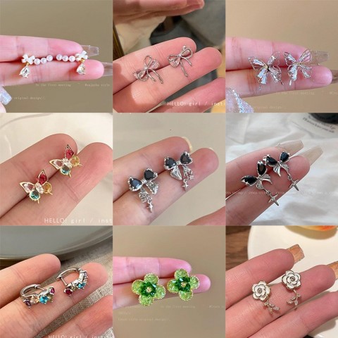 HANKOU Women's Bohemian Charm Pearl Earrings