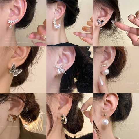 HANKOU Women's Bohemian Charm Pearl Earrings