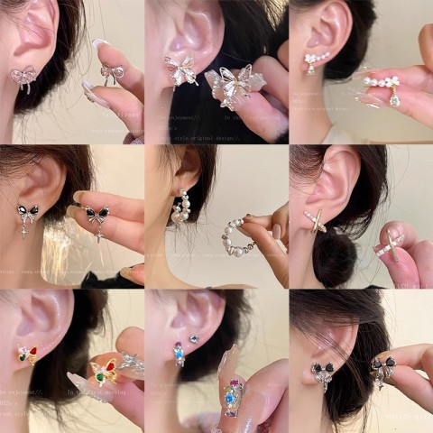 HANKOU Women's Bohemian Charm Pearl Earrings