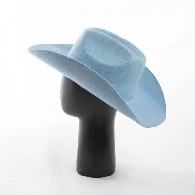 Stingy Brim Wool Fedora Hat for Women - Casual Autumn Western Cowboy Hat