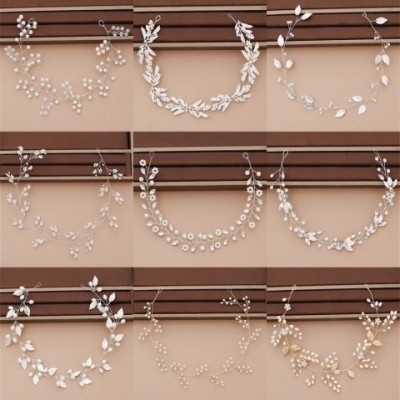 Pearl Crystal Tiara Bridal Headpiece for Women