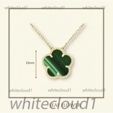 Luxury Four Leaf Clover Pendant Necklace, High-Quality 18K Gold Plated, Unisex Crystal Rhinestone Necklace