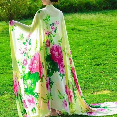 Luxury Women's Oversize Silk Scarf for Summer