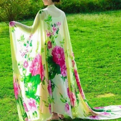 Luxury Women's Oversize Silk Scarf for Summer