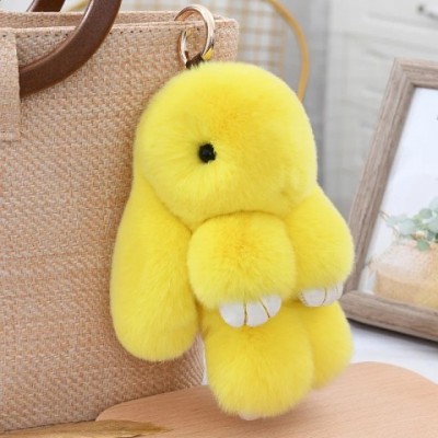Rex Rabbit Leather Keychain for Boys - Classic Fashion Accessory 223