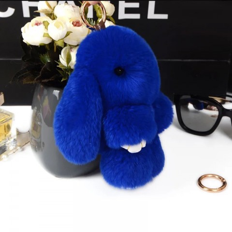Rex Rabbit Leather Keychain for Boys - Classic Fashion Accessory 223