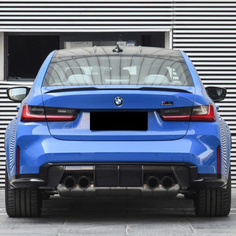 BMW F30 3 Series & F80 M3 Sedan Rear Trunk Spoiler - M4 Style Aerodynamic Wing for 2012-2018