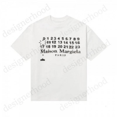 Maisonly Margielalies Men's Trendy Digital Print T-Shirts - Slim Fit Acetate Long Sleeve