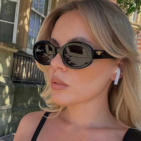 Designer Women's Arc de Triomphe Titanium Alloy Sunglasses with UV400 Protection