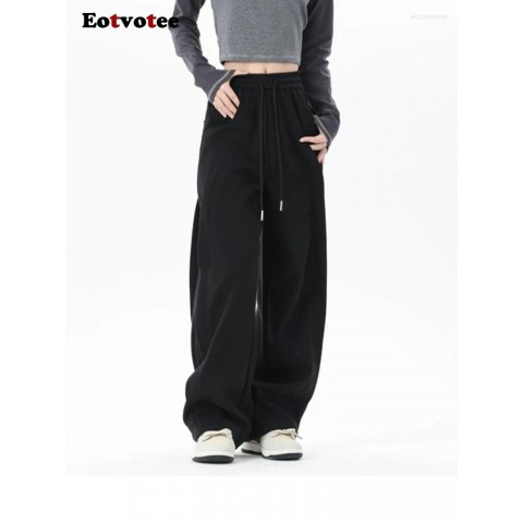 Women's Loose High-Waist Wide Leg Pants 2025 Autumn Winter