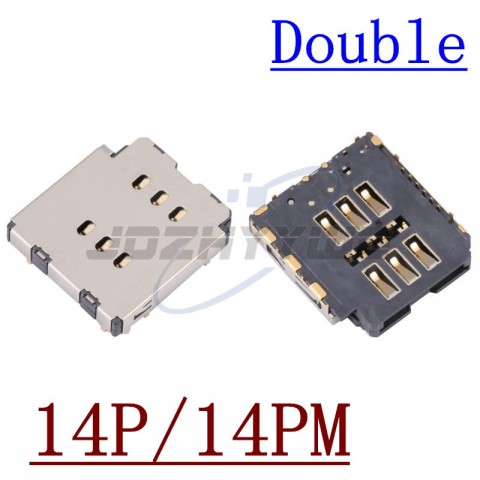 iPhone 13 Mini 14 Plus Pro Max SIM Card Slot Adapter Replacement Parts