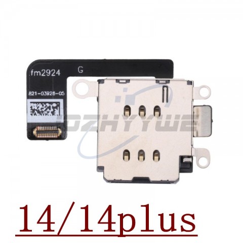 iPhone 13 Mini 14 Plus Pro Max SIM Card Slot Adapter Replacement Parts