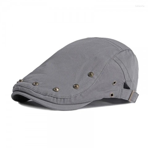 Sboy Women's Fashion Cotton Beret with Studs